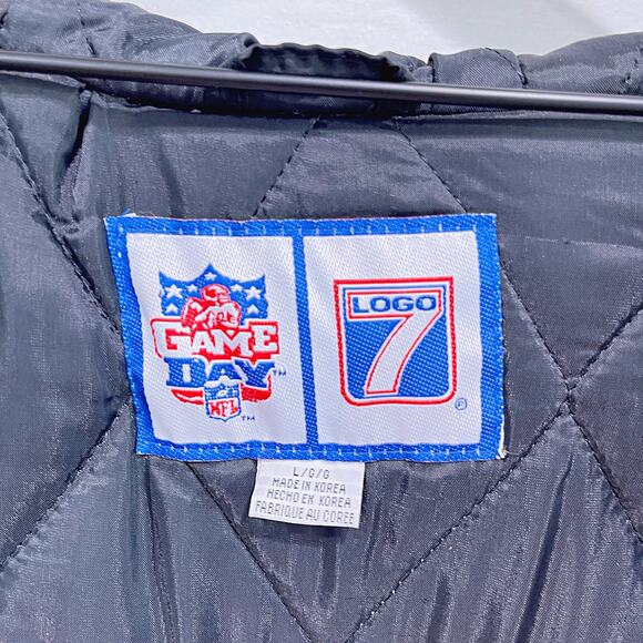 Washington Redskins Vintage Nylon Puffer Jacket Embroidered Logo 7 Mens Large - Picture 10 of 11